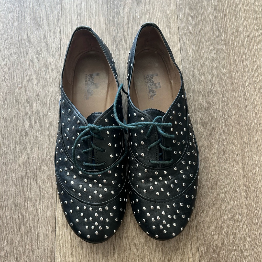 Belle By Sigerson Morrison Studded Oxfords